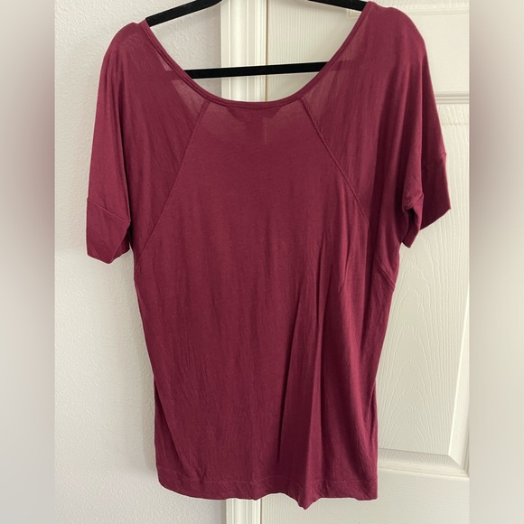Marc by Marc Jacobs super soft wine colored top size medium - Picture 4 of 6